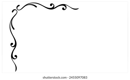 Decorative vintage frames vintage frames and scroll elements. Classic calligraphy swirls, swashes, dividers, . Good for greeting cards, wedding invitations, restaurant menu, royal certificates.