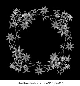 Decorative vintage framework.