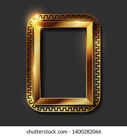 Decorative vintage golden frames and borders 