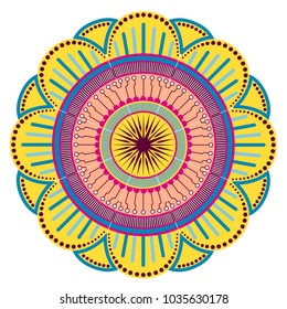 Decorative vintage mandala