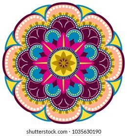 Decorative vintage mandala