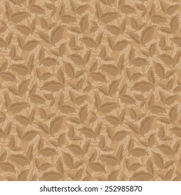 Decorative vintage  ornamental seamless pattern. Endless elegant texture with leaves. Tempate for design fabric, backgrounds, wrapping paper, package, covers