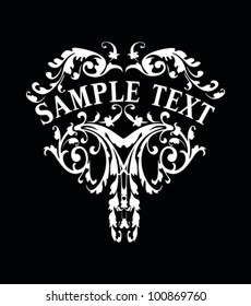 Decorative Vintage Ornate Banner