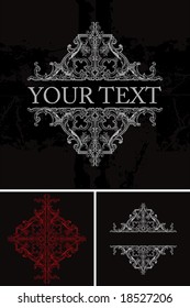 Decorative Vintage Ornate Banner
