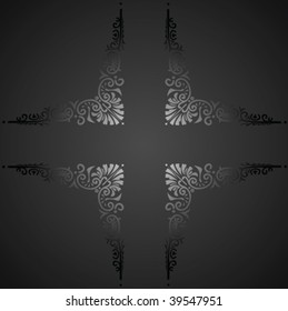 Decorative Vintage Ornate Banner. Vector Illustration.