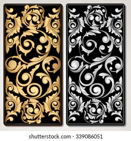 Decorative vintage panel