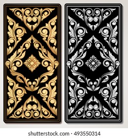 Decorative vintage panel