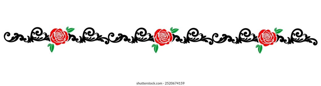 Decorative vintage roses frames vintage frames and scroll elements. Classic calligraphy swirls, swashes, dividers, . Good for greeting cards, wedding invitations, restaurant menu, royal certificates.