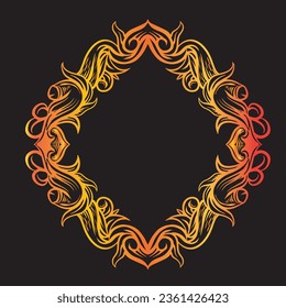 Decorative vintage set of thin calligraphic elements: 
borders, frames, dividers, ornaments, page decoration.
Combinations for retro design, greeting cards,
certificate Islamic Vintage ornament
