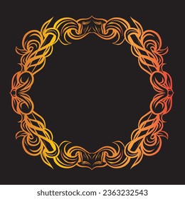 Decorative vintage set of thin calligraphic elements: 
borders, frames, dividers, ornaments, page decoration.
Combinations for retro design, greeting cards,
Islamic vintage ornament