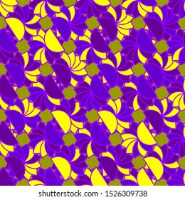Decorative vintage style geometric pattern. Vector illustration. Abstract texture designs can be used for backgrounds, fabrics, gift wrapping, templates.
