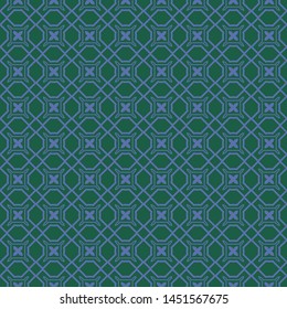 Decorative vintage style seamless geometric pattern. Vector illustration. 