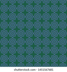 Decorative vintage style seamless geometric pattern. Vector illustration. 