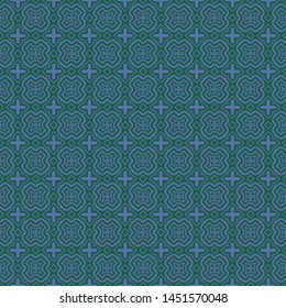Decorative vintage style seamless geometric pattern. Vector illustration. 