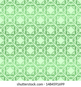 Decorative vintage style seamless geometric pattern. Vector illustration. 