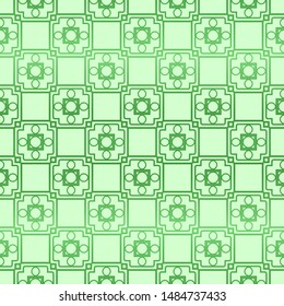 Decorative vintage style seamless geometric pattern. Vector illustration. 