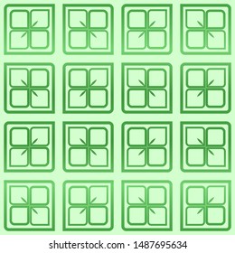 Decorative vintage style seamless geometric pattern. Vector illustration. 