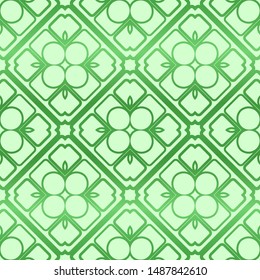 Decorative vintage style seamless geometric pattern. Vector illustration. 