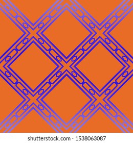 Decorative vintage style seamless geometric pattern. Vector illustration. 