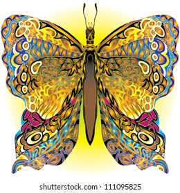 decorative vivid butterfly