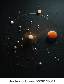 Decorative Wall Art Planets Wall Art Digital Wall Art for Office Room Bedroom Scalable Ready to Print