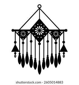 decorative wall hangings vector art