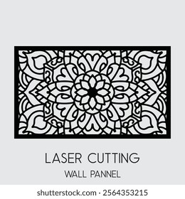 Decorative wall panel art laser cut