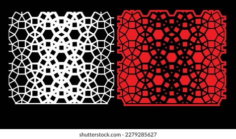 Panel de pared decorativo conjunto de diseño de patrones de corte láser del router cnc mdf chino para el vector de corte de madera mdf Cnc Router Design Foamsheet, Acrylic y CNC Machine Cutting, Archivo EPS.