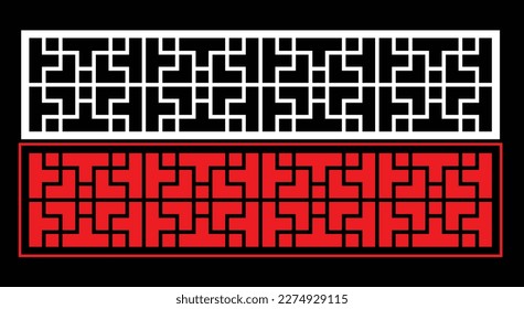 Decorative wall panels set Jali design CNC pattern, laser cutting pattern, router CNCcutting.Jali Laser cut decorative panel set with lace pattern.