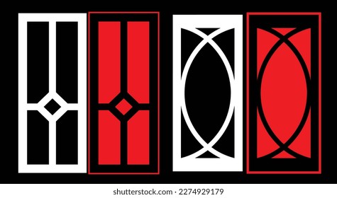 Paneles de pared decorativos conjunto de diseño de Jali patrón CNC, patrón de corte láser, corte CNCcut del router.Panel decorativo de corte láser Jali con patrón de encaje.