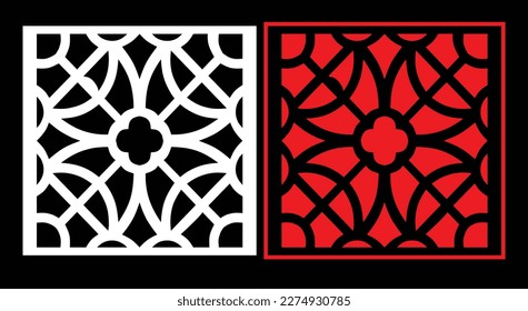 Dekorative Wandpaneele Jali Design CNC-Muster, Laserschnitt-Muster, Router CNCcut.Jali Laser Schnitt dekorative Panel Set mit Spitzen-Muster.