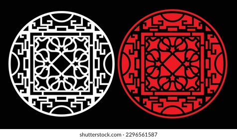 Decorative wall panels set Jali design for graphic and plywood,partition, foam, acrylic and CNC machine cutting.