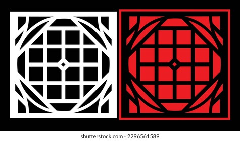 Paneles de pared decorativos para el diseño de Jali para el corte de máquinas gráficas y contrachapado, partición, espuma, acrílico y CNC.