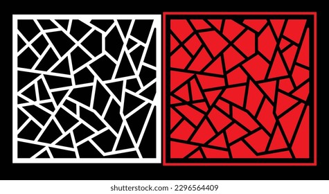 Decorative wall panels set Jali design for graphic and plywood,partition, foam, acrylic and CNC machine cutting.
