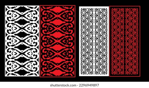 Dekorative Wandpaneele Jali Design CNC-Muster, Laserschnitt-Muster, Router CNCcut.Jali Laser Schnitt dekorative Panel Set mit Spitzen-Muster.