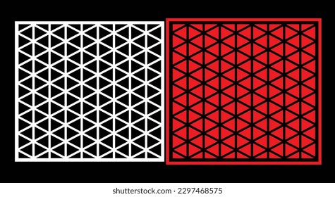 Decorative wall panels set Jali design CNC pattern, laser cutting pattern, router CNCcutting.Jali Laser cut decorative panel set with lace pattern.