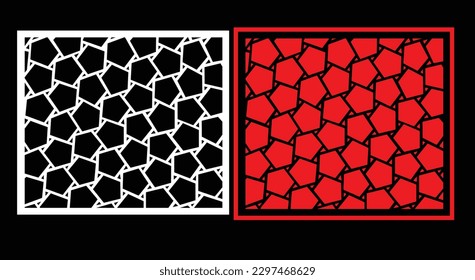 Decorative wall panels set Jali design CNC pattern, laser cutting pattern, router CNCcutting.Jali Laser cut decorative panel set with lace pattern.