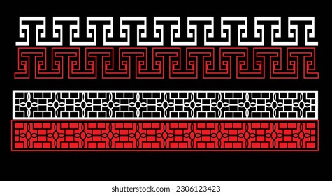 Decorative wall panels set Jali design CNC pattern, laser cutting pattern, router CNCcutting.Jali Laser cut decorative panel set with lace pattern.