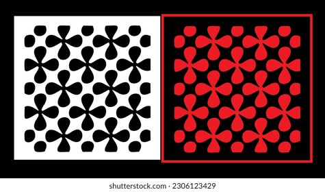 Decorative wall panels set Jali design CNC pattern, laser cutting pattern, router CNCcutting.Jali Laser cut decorative panel set with lace pattern.