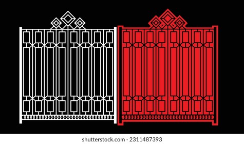 Paneles de pared decorativos conjunto de diseño de Jali patrón CNC, patrón de corte láser, corte CNCcut del router.Panel decorativo de corte láser Jali con patrón de encaje.