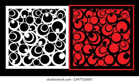 Decorative wall panels set Jali design CNC pattern, laser cutting pattern, router CNCcutting.Jali Laser cut decorative panel set with lace pattern.