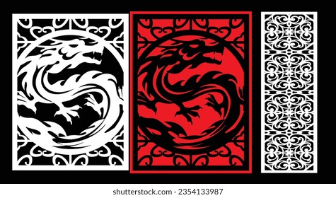 Decorative wall panels set Jali design CNC pattern,laser cutting pattern,router CNCcutting.