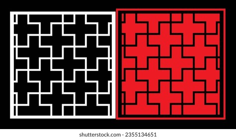 Decorative wall panels set Jali design CNC pattern,laser cutting pattern,router CNCcutting.Jali Laser cut decorative panel set with lace pattern.