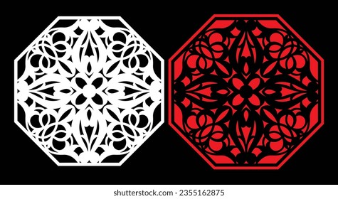 Decorative wall panels set Jali design CNC pattern,laser cutting pattern,router CNCcutting.Jali Laser cut decorative panel set with lace pattern.