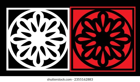Decorative wall panels set Jali design CNC pattern,laser cutting pattern,router CNCcutting.Jali Laser cut decorative panel set with lace pattern.