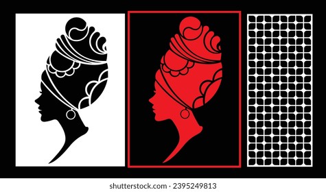 Paneles de pared decorativos conjunto de diseño Jali patrón CNC,