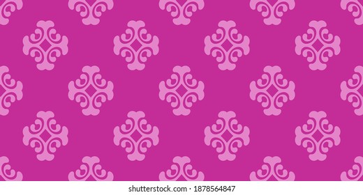 Decorative wallpaper background, seamless pattern. Colors: shades of purple, monochrome. Perfect for fabrics, covers, sewing patterns, posters, interior design. Vector background image