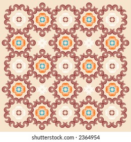 Decorative Wallpaper. Decorative Wallpaper Background. Vector File, change colors easily.