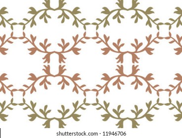 Decorative wallpaper design in shape