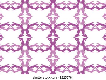 Decorative wallpaper design in shape